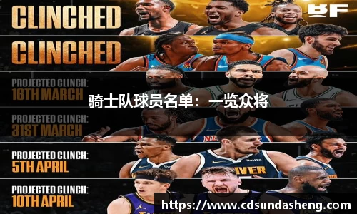 骑士队球员名单：一览众将
